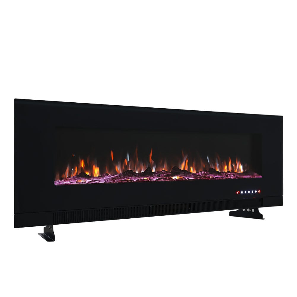 50/60 inch Wall Mounted Electric Fireplaces 5000BTU Inset Fireplace Heater - House Comfort