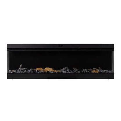 50/60/70/80inch 3 - sided Electric Fireplace with Adjustable Color, Temperature and Timing, Controlled by APP - House Comfort