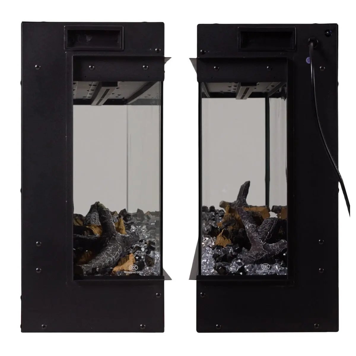 50/60/70/80inch 3 - sided Electric Fireplace with Adjustable Color, Temperature and Timing, Controlled by APP - House Comfort