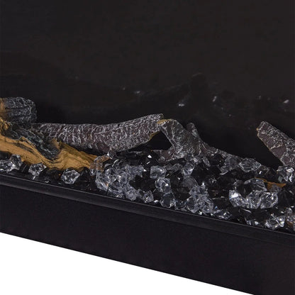 50/60/70/80inch 3 - sided Electric Fireplace with Adjustable Color, Temperature and Timing, Controlled by APP - House Comfort