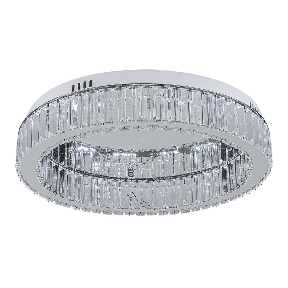 50cm Dia Modern Round Crystal Ceiling Light - House Comfort