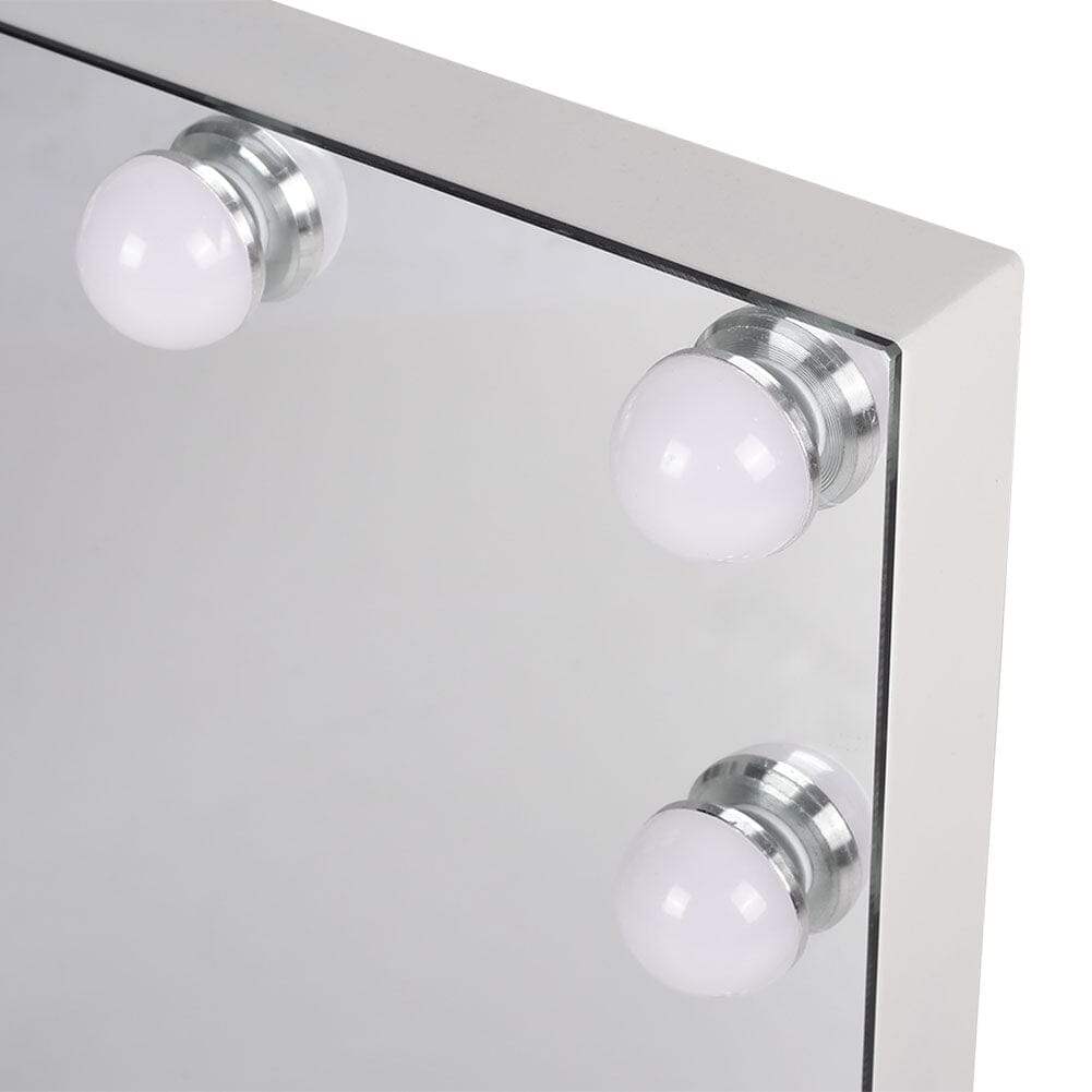 50cm W Rectangle Hollywood LED Lighted Cosmetic Mirror - House Comfort