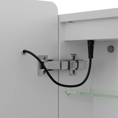 50x70cm / 65x60cm LED Bathroom Mirror Cabinet with Bluetooth & Fog - Free Technology - House Comfort