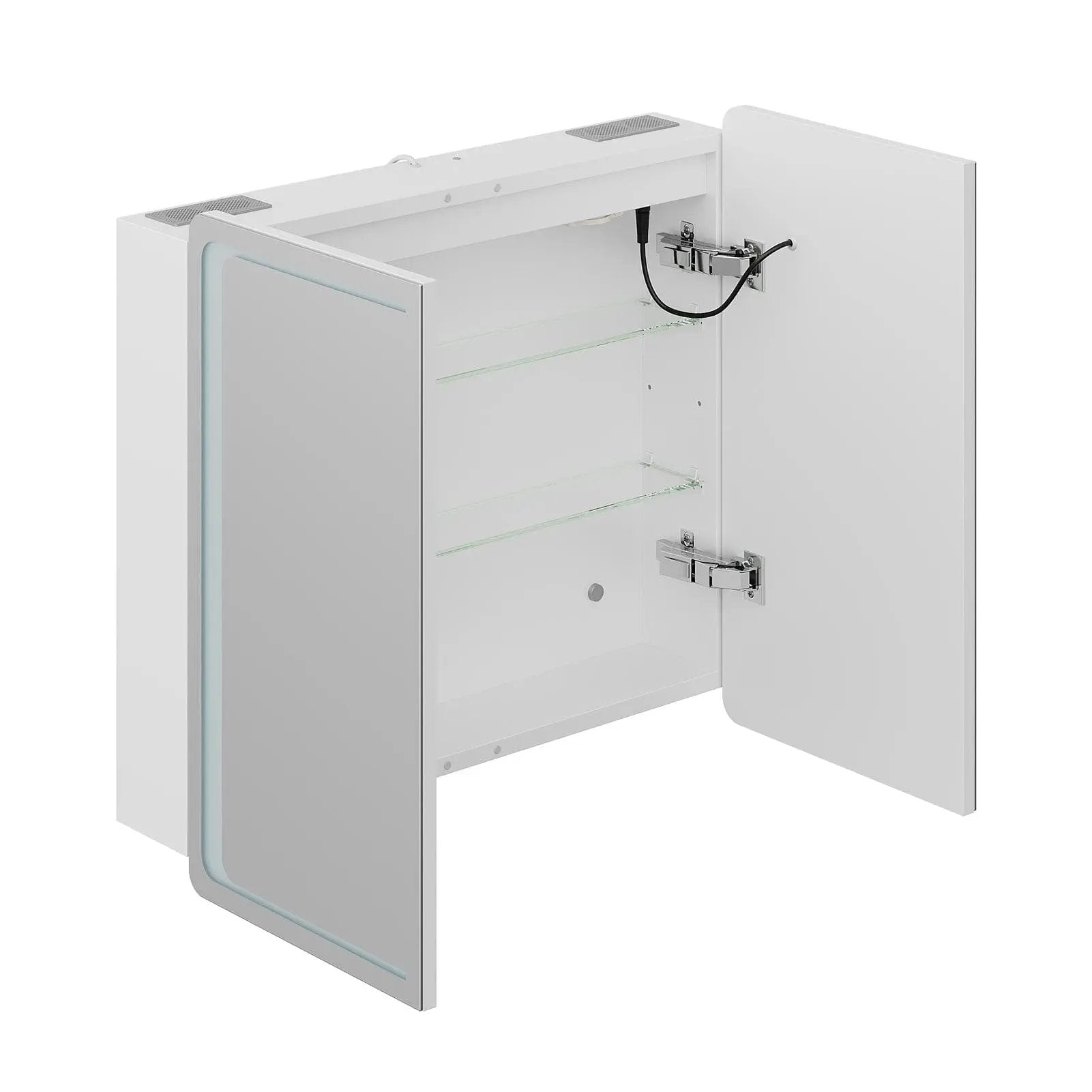 50x70cm / 65x60cm LED Bathroom Mirror Cabinet with Bluetooth & Fog - Free Technology - House Comfort