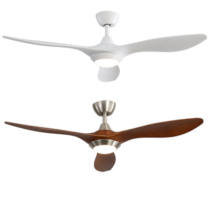 52 inch Reversible Ceiling Fan W/Light Remote Control 3/5 Blades 5 Speed Timer - House Comfort