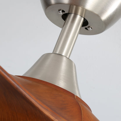 52 inch Reversible Ceiling Fan W/Light Remote Control 3/5 Blades 5 Speed Timer - House Comfort