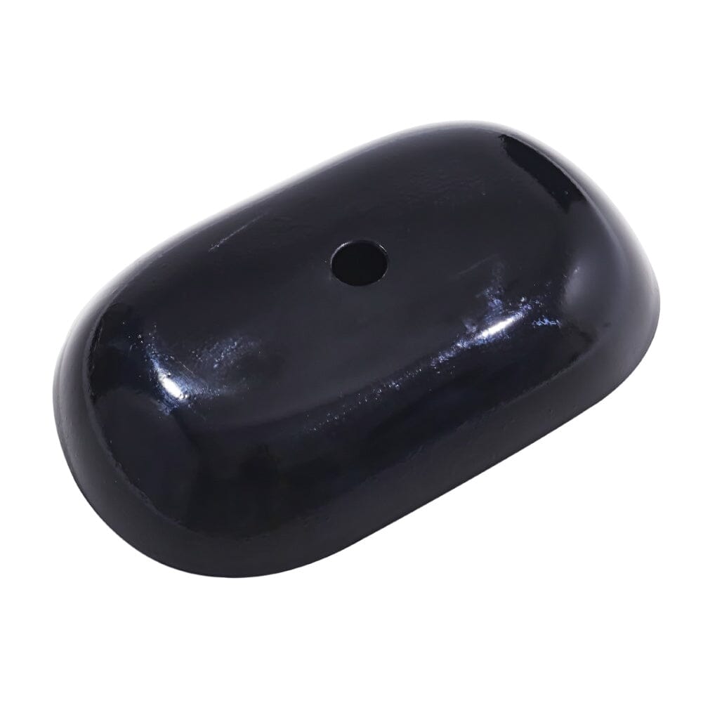 54cm W Oval Bathroom Art Tempered Glass Sink - House Comfort