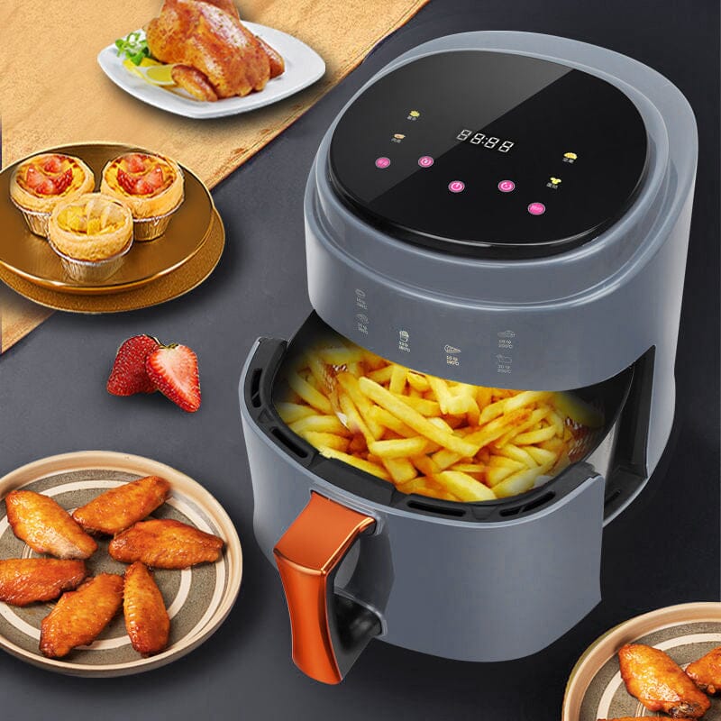 5.5L Hot Air Fryer Oven with Digital Controls for Kitchen - House Comfort