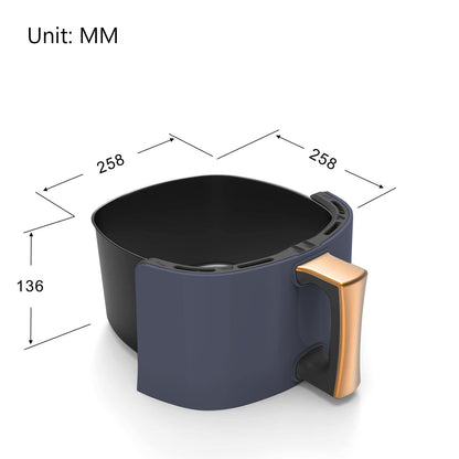 5.5L Hot Air Fryer Oven with Digital Controls for Kitchen - House Comfort