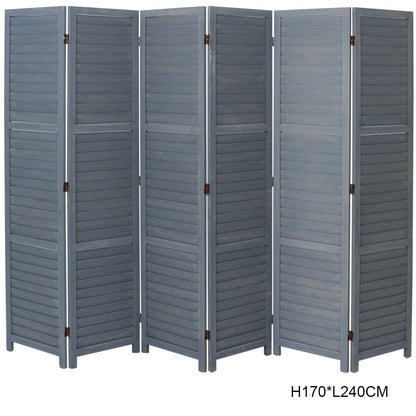 5ft H 3/4/6 Panel Furn Hand Made Wicker Folding Room Divider - House Comfort