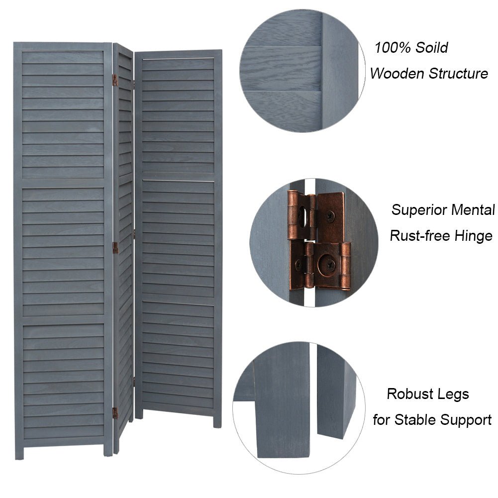 5ft H 3/4/6 Panel Furn Hand Made Wicker Folding Room Divider - House Comfort