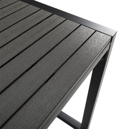 6 - Person 150cm Long Iron Outdoor Dining Set Garden Table and Bench - House Comfort