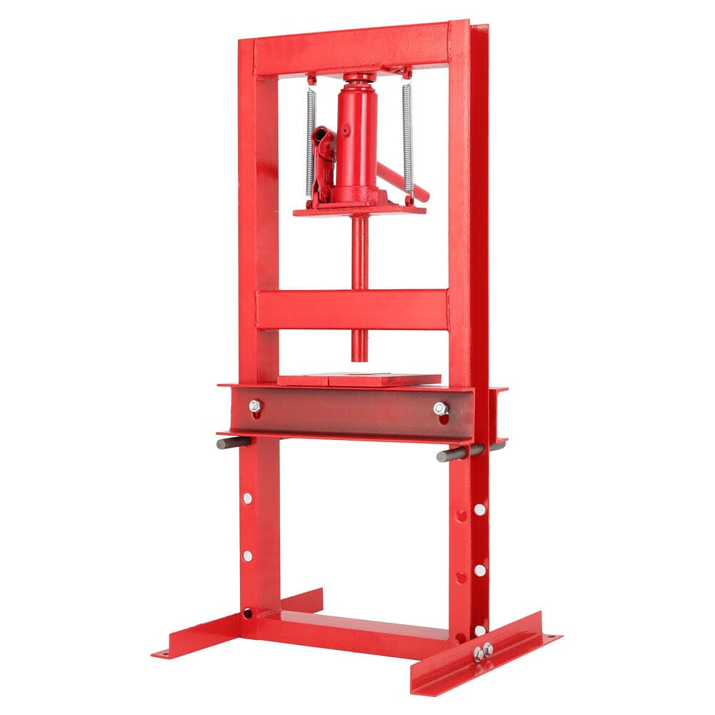 6 Ton Hydraulic H - Frame Shop Press Adjustable Working Table - House Comfort