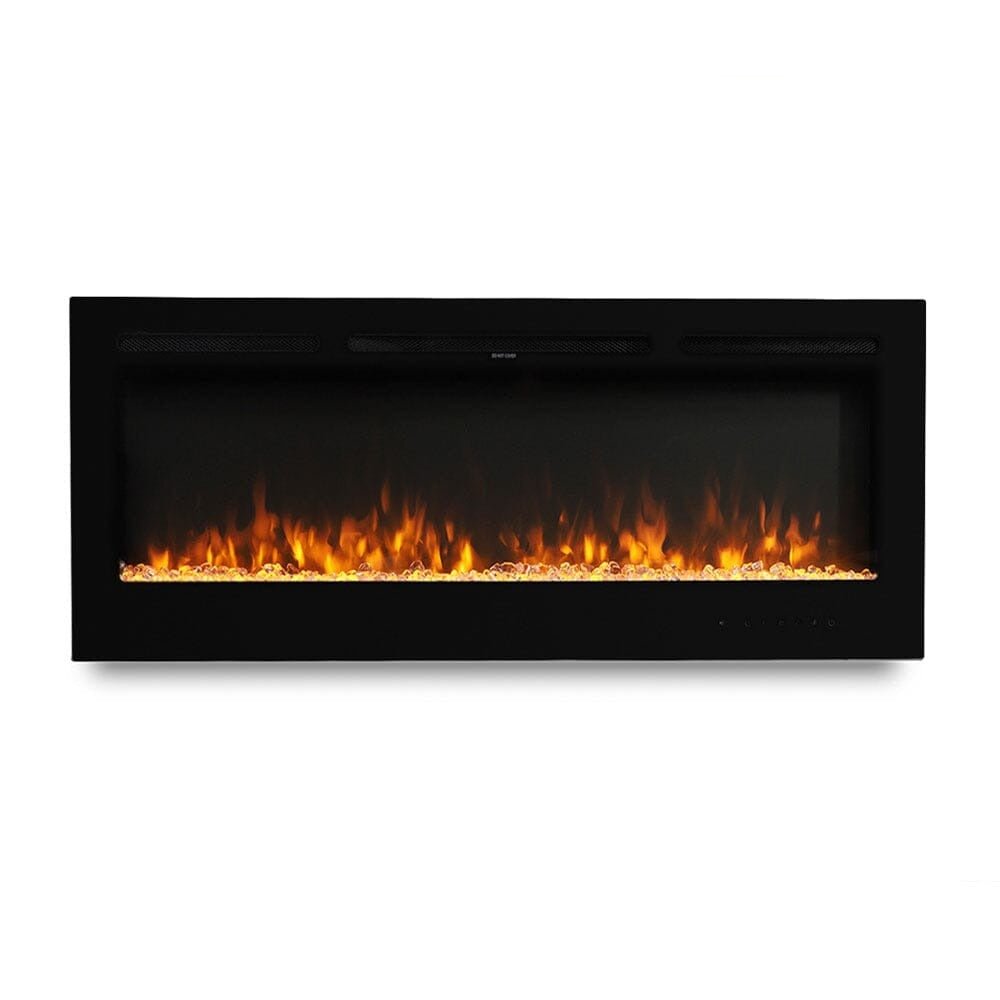 60 Inch Wall Mounted Fireplaces 1500W Insert Modern Electric Fireplace Heater - House Comfort
