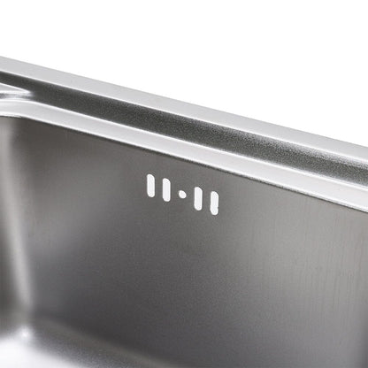 60/68cm W Stainless Steel Kitchen Sink Single Bowl Catering - House Comfort