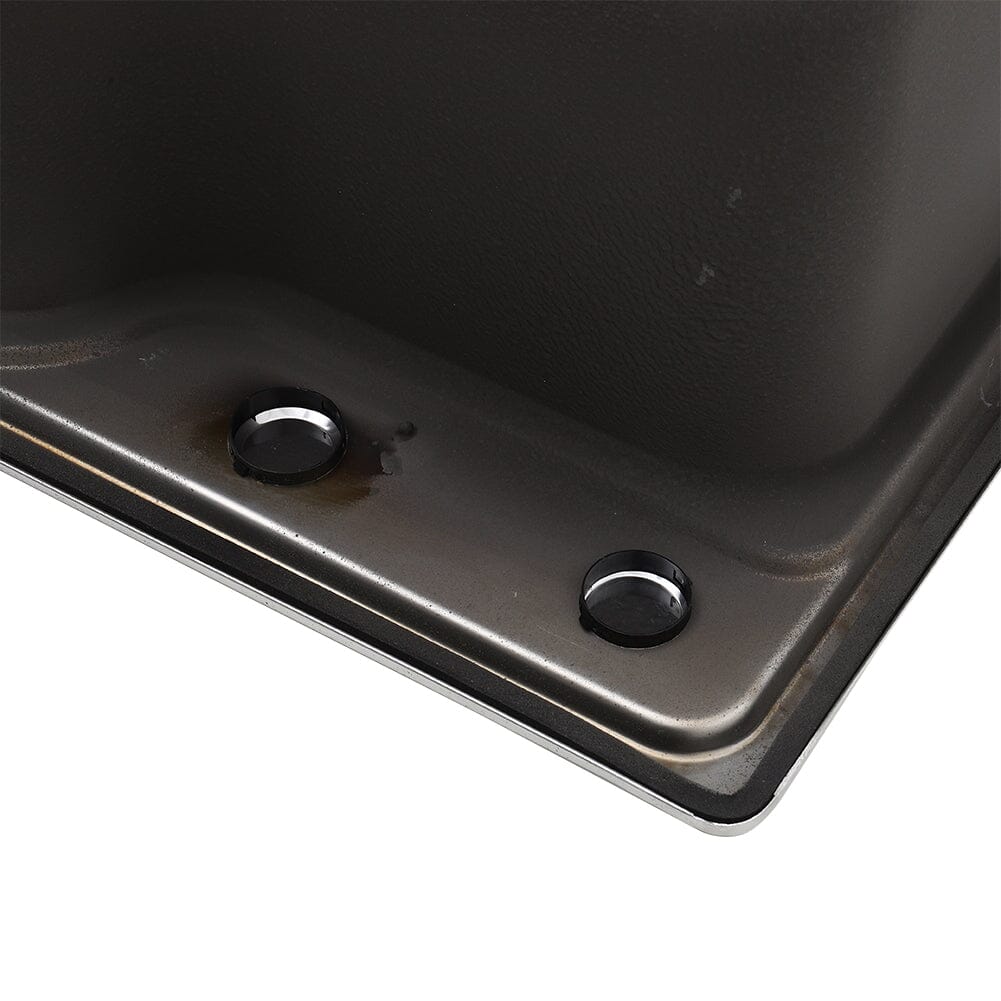 60/68cm W Stainless Steel Kitchen Sink Single Bowl Catering - House Comfort