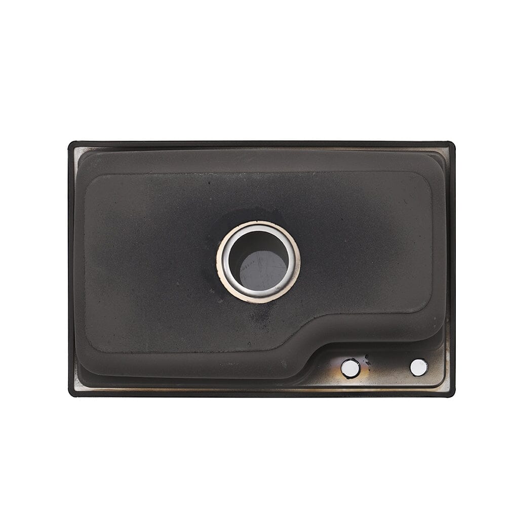 60/68cm W Stainless Steel Kitchen Sink Single Bowl Catering - House Comfort