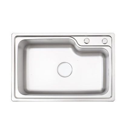 60/68cm W Stainless Steel Kitchen Sink Single Bowl Catering - House Comfort