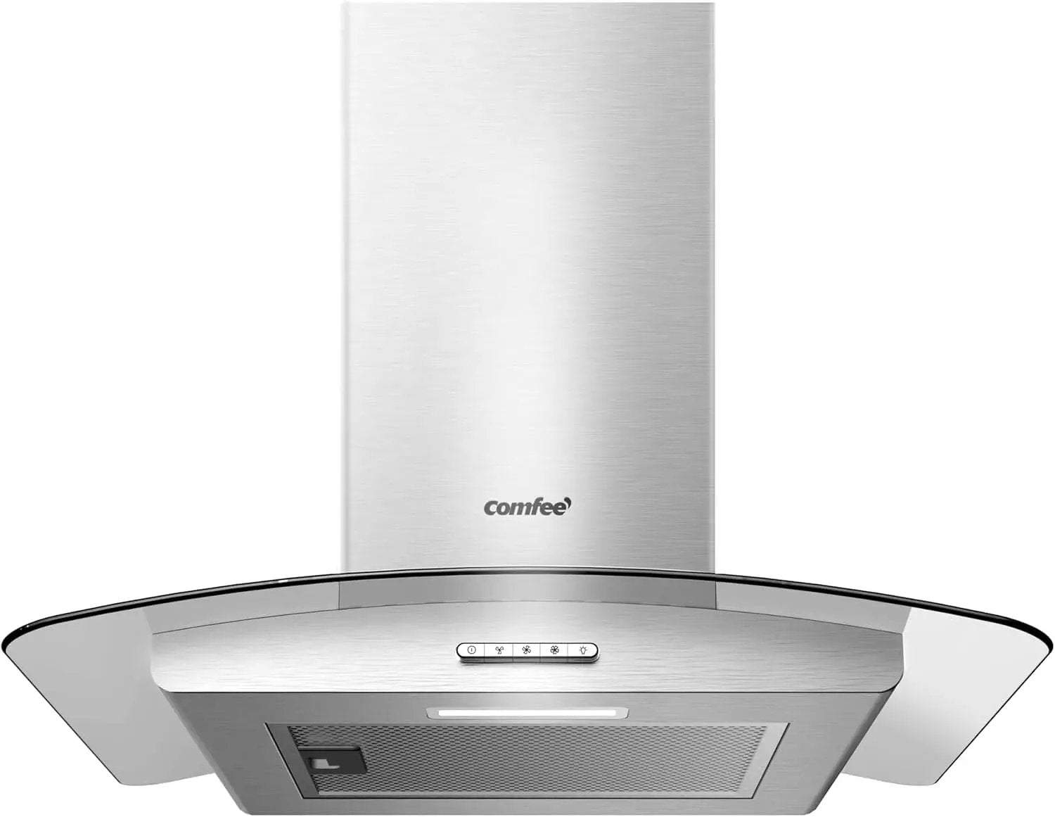 60cm Chimney Cooker Range Hood Kitchen Extractor with 3 - Speed Modes - House Comfort