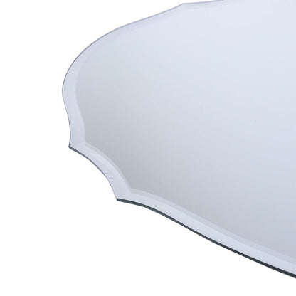 60cm H Ellipse Wall Mounted Mirror with Beveled Edge - House Comfort