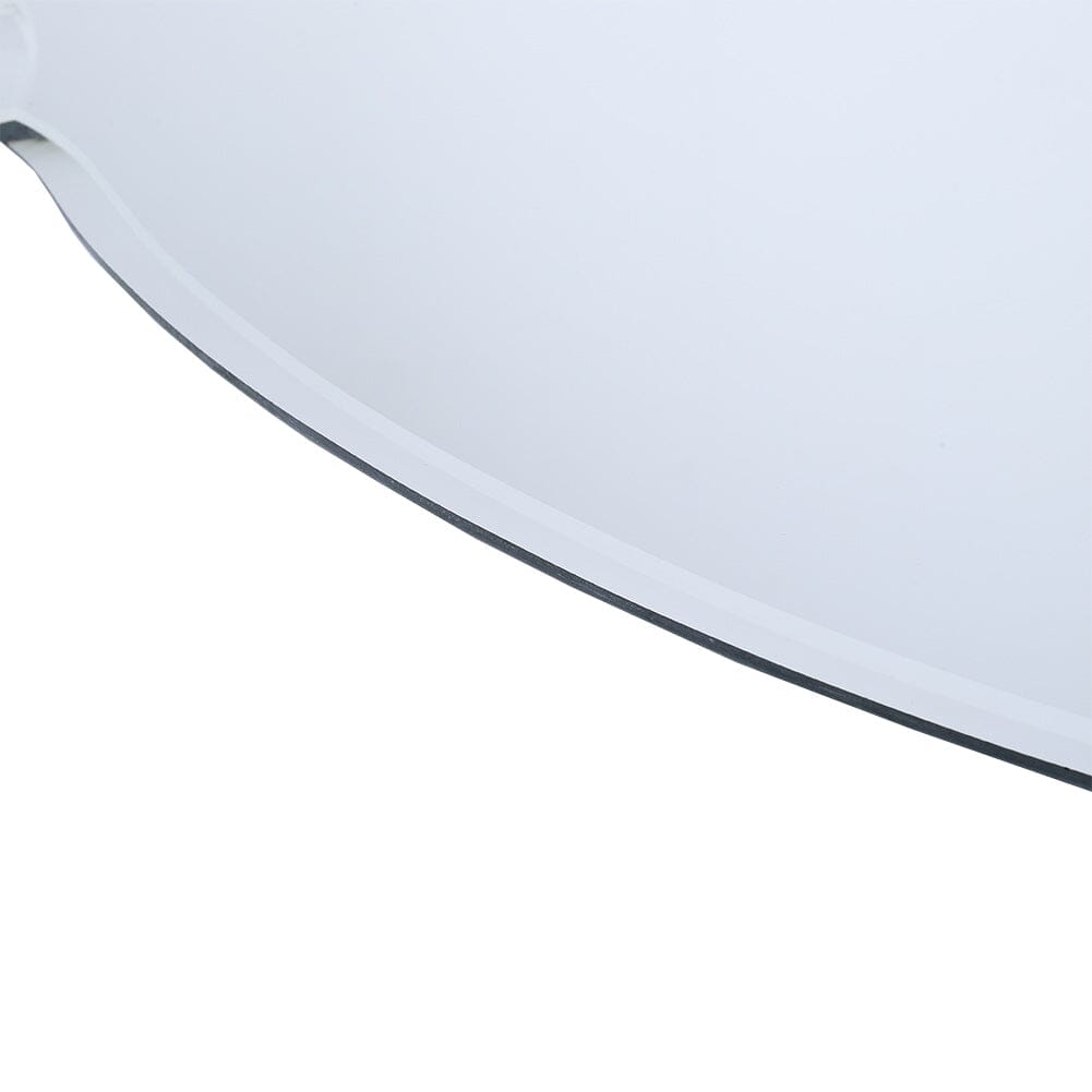 60cm H Ellipse Wall Mounted Mirror with Beveled Edge - House Comfort