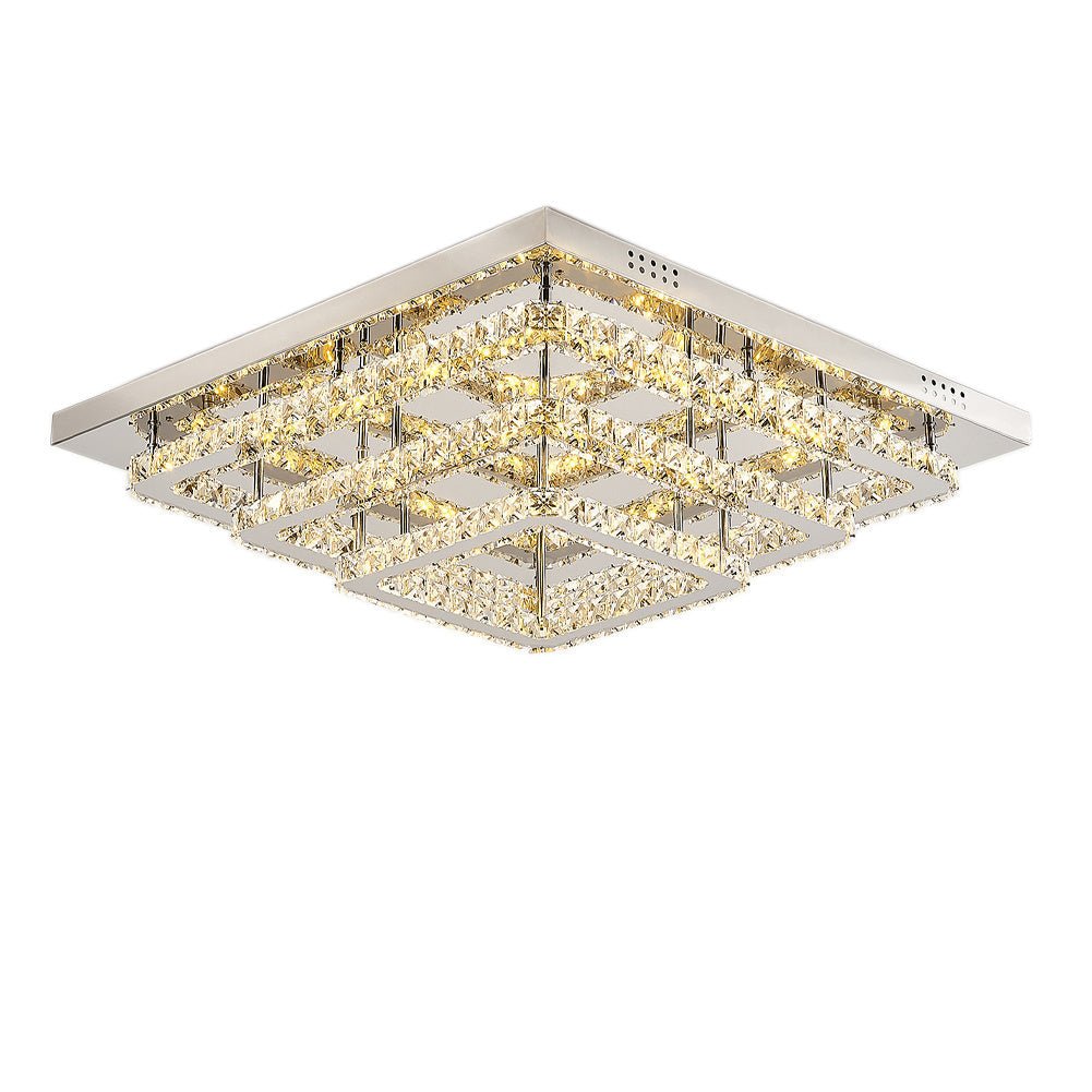 60cm Wide 86W LED Crystal Ceiling Lights Pendant Chandelier Lamp - House Comfort
