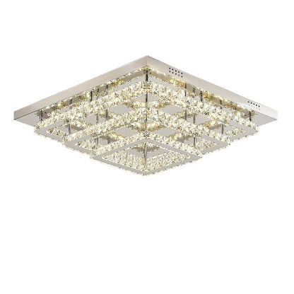 60cm Wide 86W LED Crystal Ceiling Lights Pendant Chandelier Lamp - House Comfort