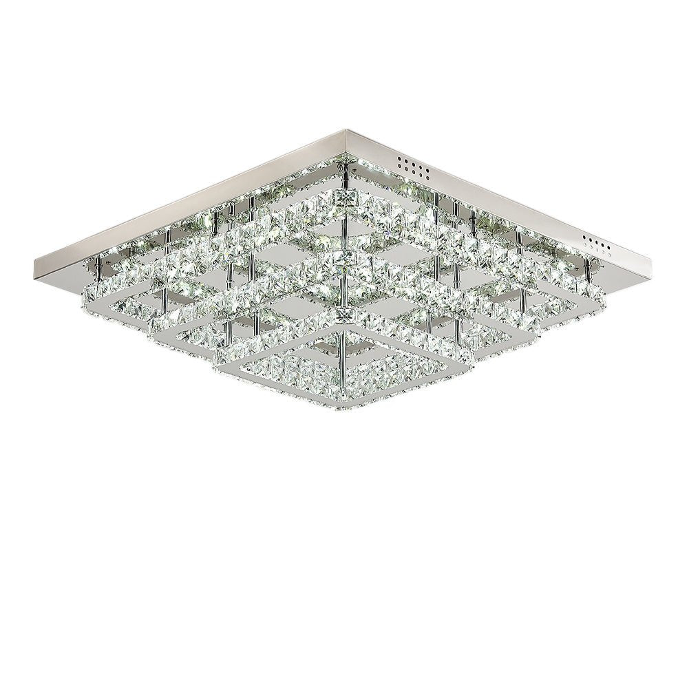 60cm Wide 86W LED Crystal Ceiling Lights Pendant Chandelier Lamp - House Comfort