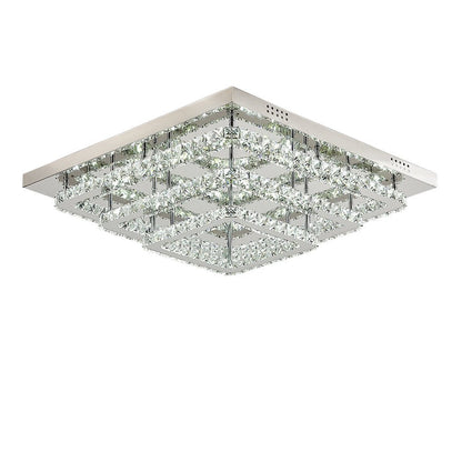 60cm Wide 86W LED Crystal Ceiling Lights Pendant Chandelier Lamp - House Comfort