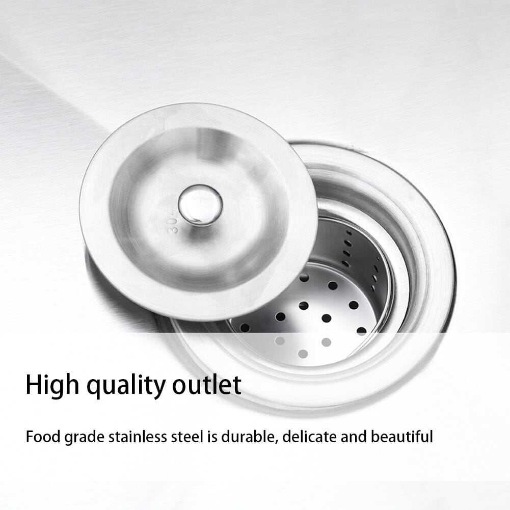 60X60CM W Commercial Kitchen Sink Stainless Steel Wash Basin - House Comfort