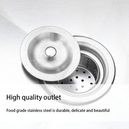 60X60CM W Commercial Kitchen Sink Stainless Steel Wash Basin - House Comfort