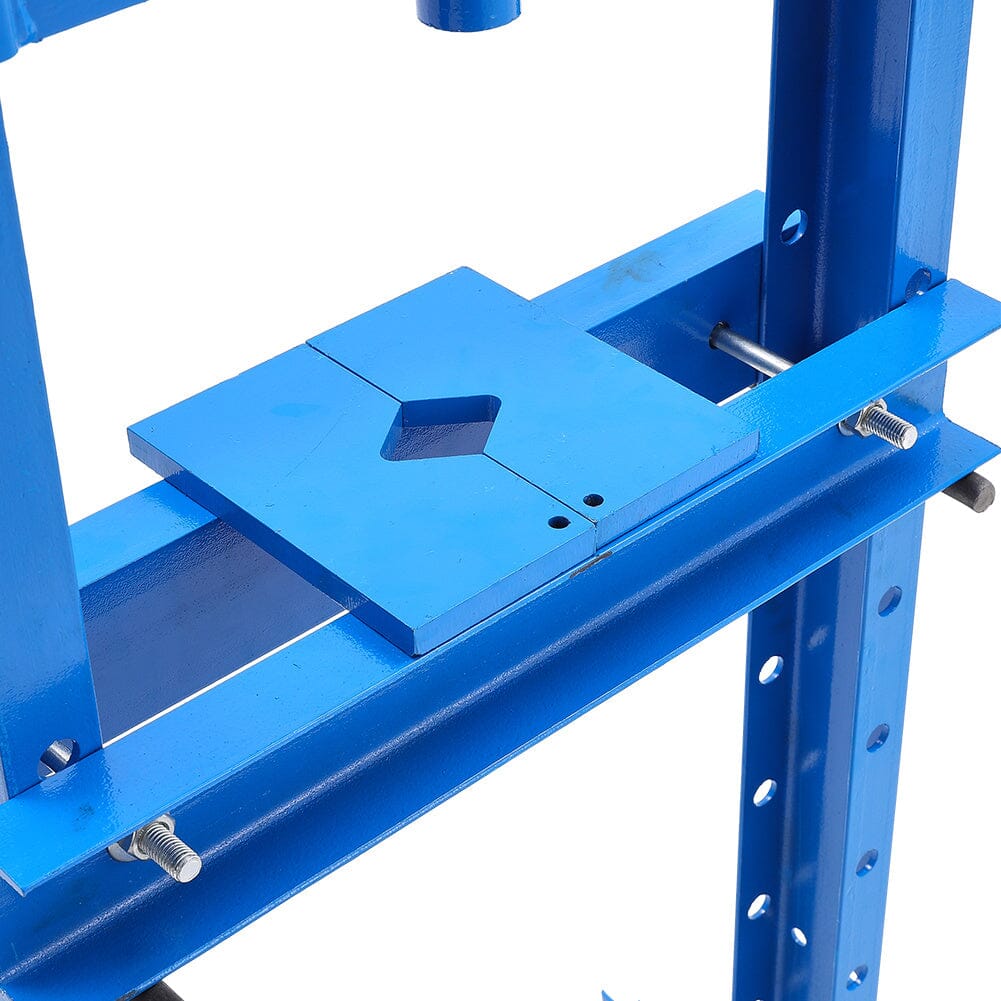 6/12/20Ton Blue Hydraulic Shop Press with Press Plates - House Comfort