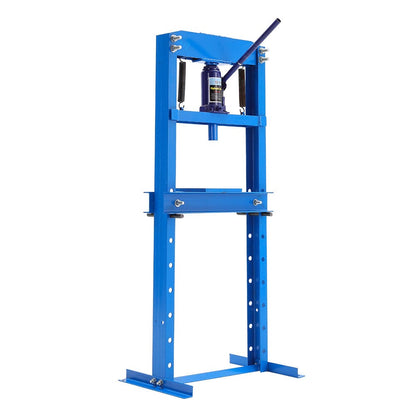 6/12/20Ton Blue Hydraulic Shop Press with Press Plates - House Comfort