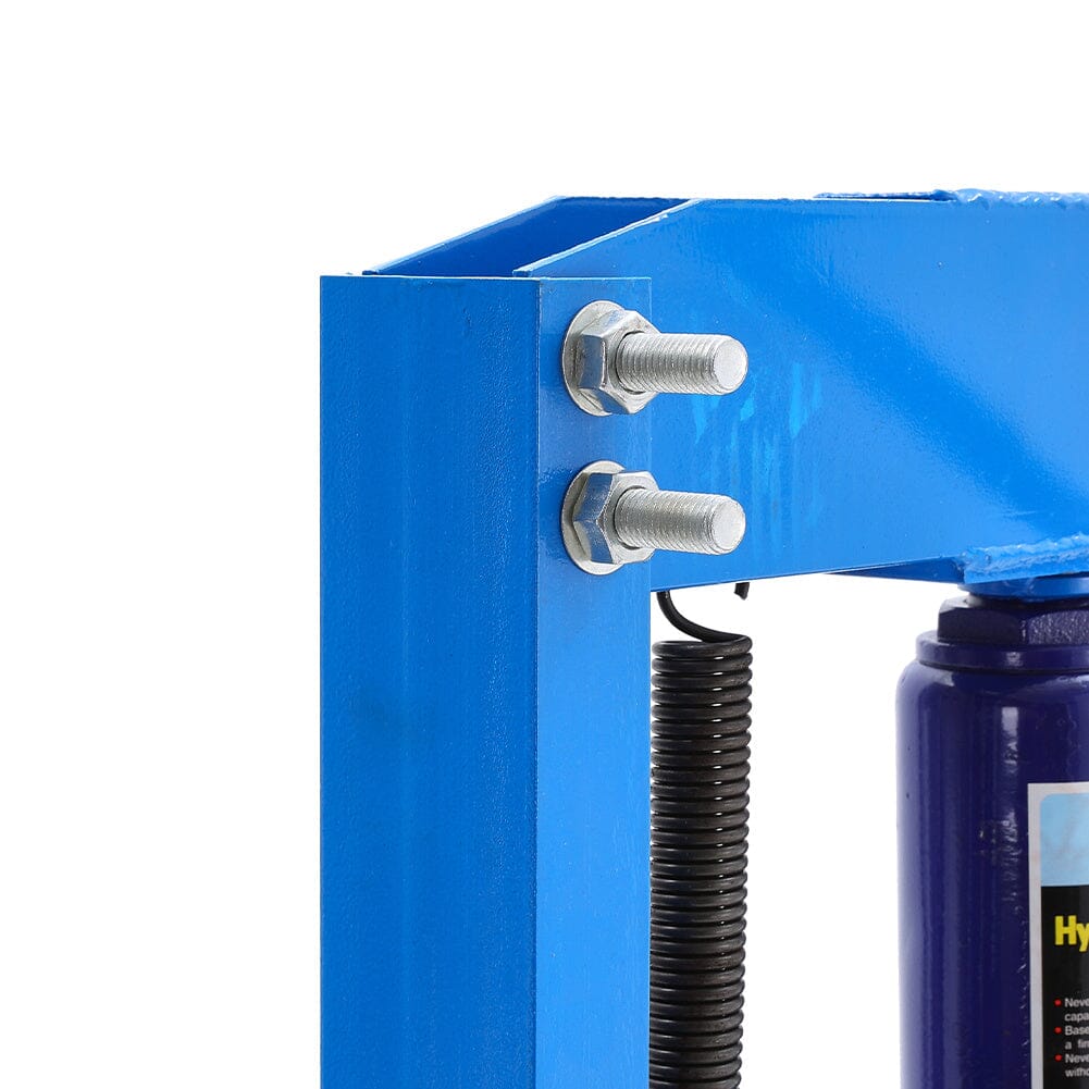 6/12/20Ton Blue Hydraulic Shop Press with Press Plates - House Comfort