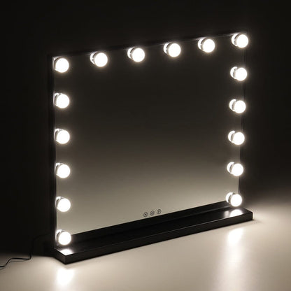62CM Wide Rectangle Hollywood LED Makeup Vanity Mirror - House Comfort