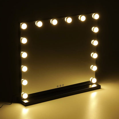 62CM Wide Rectangle Hollywood LED Makeup Vanity Mirror - House Comfort