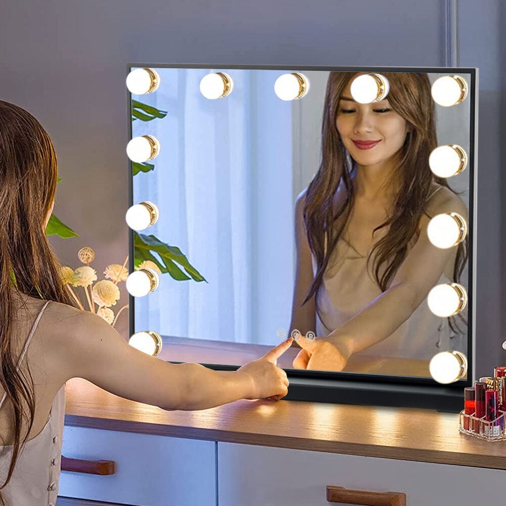 62CM Wide Rectangle Hollywood LED Makeup Vanity Mirror - House Comfort