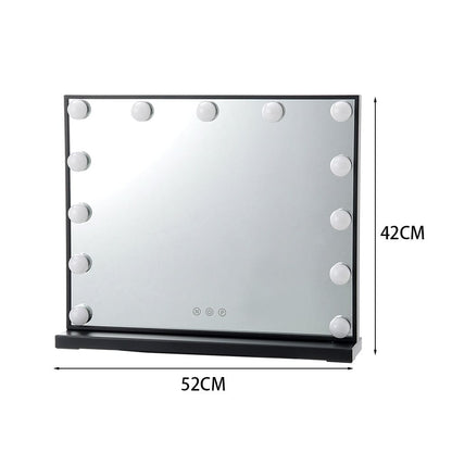 62CM Wide Rectangle Hollywood LED Makeup Vanity Mirror - House Comfort