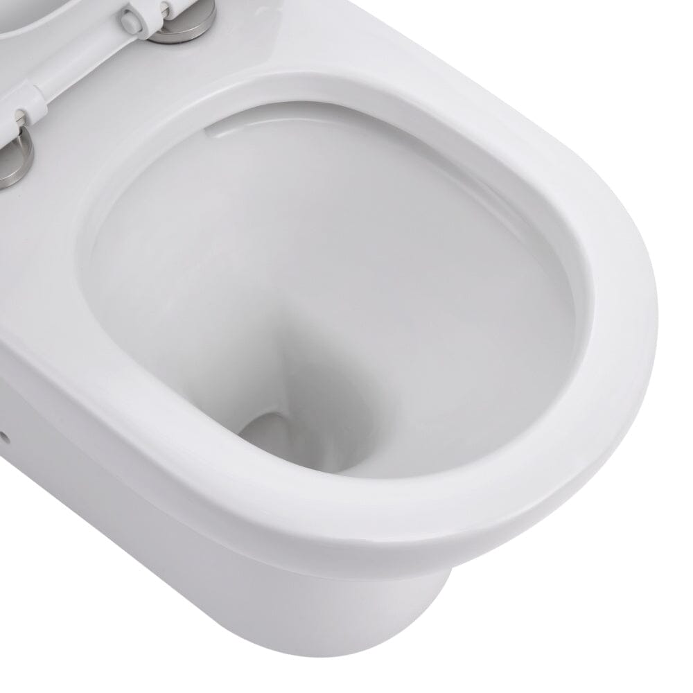 63cm D Comfortable 2 - Piece Elongated Toilet with Dual Flush - House Comfort