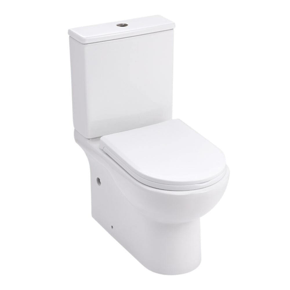 63cm D Comfortable 2 - Piece Elongated Toilet with Dual Flush - House Comfort