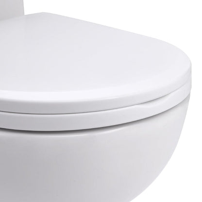 63cm D Comfortable 2 - Piece Elongated Toilet with Dual Flush - House Comfort