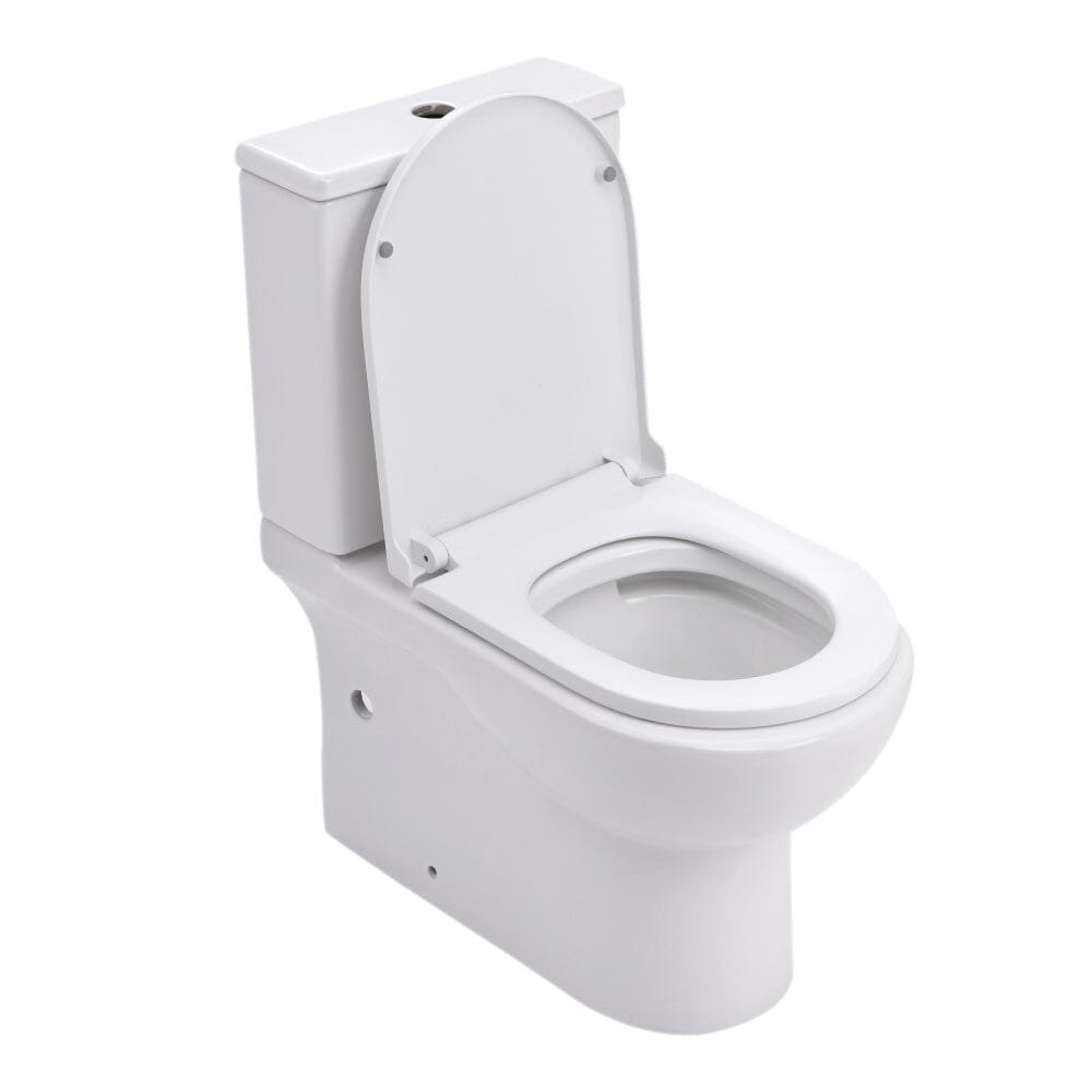 63cm D Comfortable 2 - Piece Elongated Toilet with Dual Flush - House Comfort