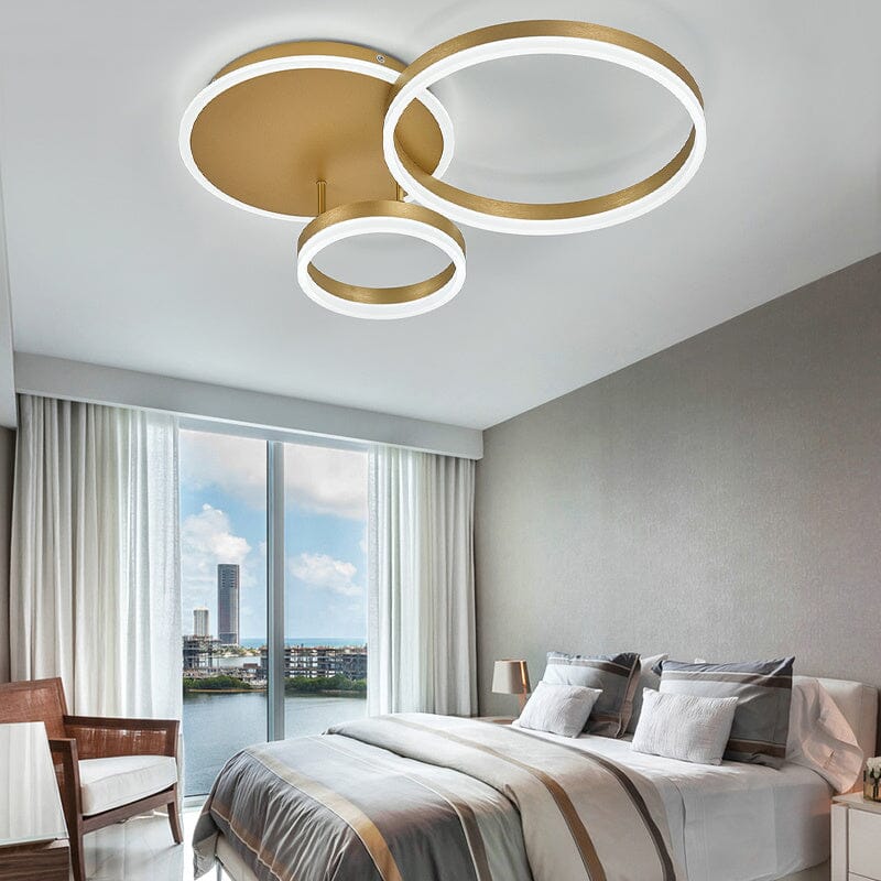 2/3.5 ft Circles  Ceiling Light with LED Dimmable/Non-Dimmable Velora Boutique