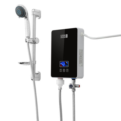 6kW Tankless Electric Water Heater with Shower Head Digital Temperature Display secondary