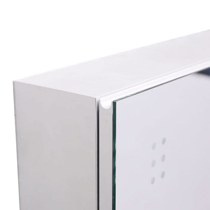 700x500MM LED Illuminated Mirror Cabinet with Shaver Socket&Demister Pad - House Comfort