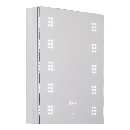 700x500MM LED Illuminated Mirror Cabinet with Shaver Socket&Demister Pad - House Comfort