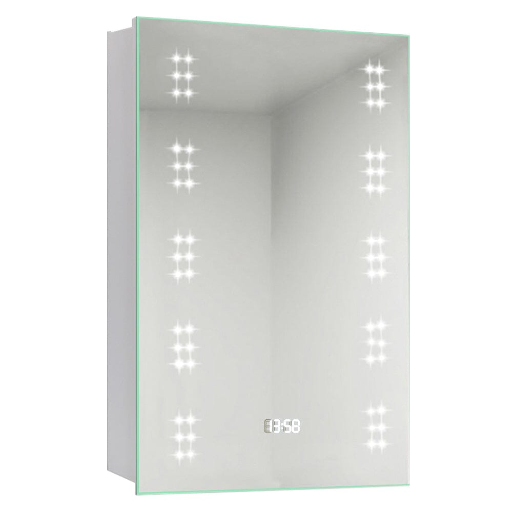 700x500MM LED Illuminated Mirror Cabinet with Shaver Socket&Demister Pad - House Comfort