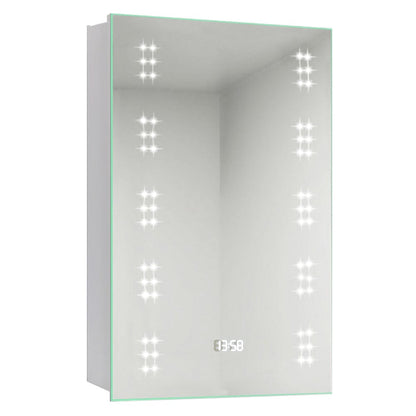 700x500MM LED Illuminated Mirror Cabinet with Shaver Socket&Demister Pad - House Comfort