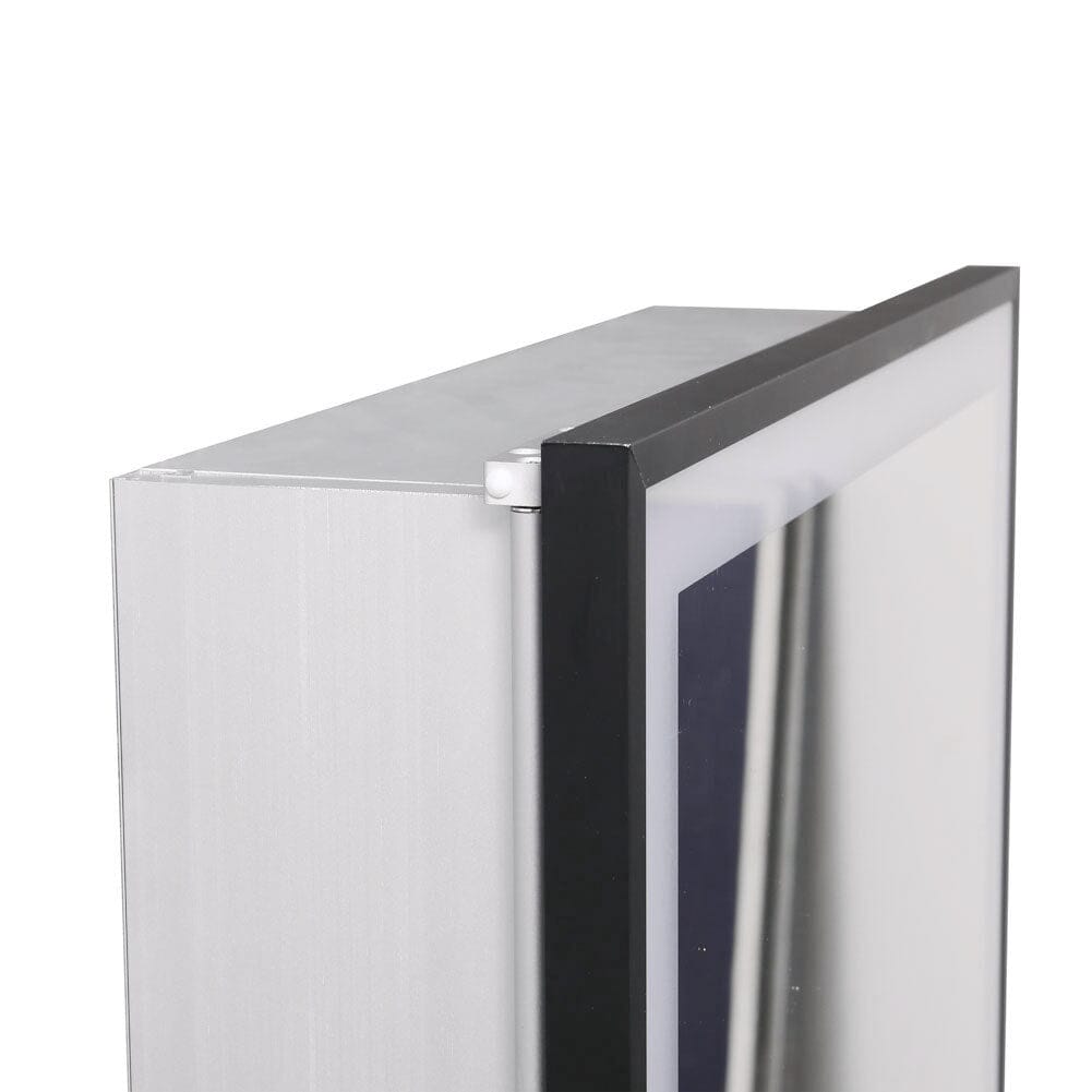 70cm Height LED Light Mirror Cabinet Single Door with Demister Film IP44 Frame - House Comfort