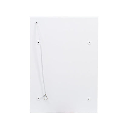 70cm Height Modern Rectangular LED Bathroom Mirror with Wall Mount Cabinet - House Comfort